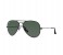 Ray-Ban 0RB3025 002/58 Aviator Black Frame & Green Mirrored Sunglasses for Unisex 2 in UAE
