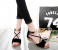 Roman Style Thin Strap Women's Sandals EU 39 - Black 3 in UAE