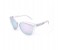 Guess GU 7401 26C Wayfarer White Transparent Frame & Silver Mirror Effect Mirrored Sunglasses for Women 1 in UAE