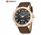 Curren 8293 Analog Quartz Watch For Men Coffee and Black 2 in UAE
