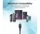 Promate Cable-LTF Heavy Duty Mesh Armored USB Lightning Charge Cable - Black 2 in OMAN