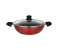 Homeway WL-231 28Cm Nonstick Wok Pan with Lid - Red 1 in UAE