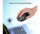Promate Clix-7 2.4GHz Wireless Ergonomic Optical Mouse, Black 6 in UAE