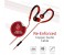 Promate Natty Universal Sporty Over the Ear Gear Buds Headphone with Noise Cancelling, Red 4 in UAE