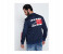 Lynk LY10029 Solid Sporty Jacket For Men XXL - Blue 2 in UAE