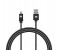 Promate Linkmate-LTF3 Nylon Braided Sync and Charger Cable with Lightning to USB Fast Charging - Black 1 in OMAN