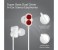 Promate Ivory Super Bass Dual Driver In-Ear Stereo Earphones, Red 2 in OMAN