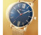Curren 8238 Ultra Thin Dial Quartz Watch For Men Gold and Blue 3 in UAE