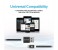 Promate LinkMate-U2M Heavy Duty Mesh Armored Micro-USB Sync & Charge Cable - Black 6 in UAE