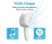 Promate Aural Lightweight Universal Wireless Mono Earphone, White 2 in UAE