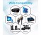 Promate ProLink4K2-500 High Definition Right Angle 4K HDMI Audio Video Cable - Black 6 in OMAN