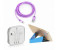 ZE Fashionable 3 in 1 Gift Set for Mobile 2 Meter Lightning Cable, V Shape Desk Stand Holder, Earpods Handsfree with Remote and Mic CE1456 Multicolor 2 in OMAN