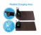 Promate Aurapad-2 3 in 1 Wireless Charger Mouse Pad with Phone Stand - Brown 6 in UAE