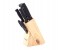 Prestige PR50919 7 Piece Kitchen Knife Set with Wooden Block - Black & Silver 3 in UAE