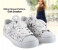 Okko Flower Pattern Sneaker For Girls Eu-38 - Grey 1 in UAE