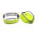 Royalford RF5652 Stainless Steel Lunch Box, Square - Green 2 in OMAN