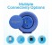 Promate Silox Wireless Hi-Fi Stereo Speaker with Handsfree Function for Outdoor & Indoor - Blue 8 in UAE