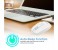 Promate Clix-3 2.4Ghz USB Wireless Ergonomic Mouse with Precision Scrolling, White 7 in UAE