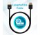 Promate ProLink4K2-150 High Definition Right Angle 4K HDMI Audio Video Cable - Black 5 in OMAN
