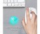 Promate Clix-3 2.4Ghz USB Wireless Ergonomic Mouse with Precision Scrolling, White 5 in UAE
