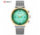 Curren 8313 Luxury Quartz Watch For Men Silver And Green 1 in UAE