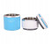 Royalford RF6145 Stainless Steel Double Layers Lunch Box - White & Blue 3 in UAE