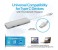 Promate Barhub-C USB Type-C Hub, Silver 6 in UAE