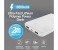 Promate VolTag-10 10000 mAh Compact Portable Charger Power Bank with Dual USB Port, White 2 in UAE