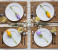 4 Pieces Peleg Design Bloom Flower Paper Napkin Holder - Green 6 in KSA
