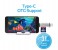 Promate OTGLink-C 3-in-1 USB Type-C OTG Card Reader for Smartphone, Tablets & Computers - Silver 8 in OMAN