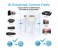 Promate LinkMate-H4 Premium High Speed Type A HDMI to DVI Adapter Cable - White 7 in UAE