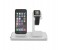 Promate NuDock 3 in 1 MFI Wireless Charging Station Dock 2 USB Ports, Silver 1 in UAE