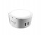 Promate Glint-2.EU Portable 2.4A Dual Port USB Wall Charger with Touch Sensitive Soothing Night LED Light, White 1 in UAE