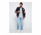 Lynk LY10037 Printed Bomber Jacket For Men M - Black 3 in UAE