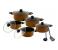 Epsilon EN4141 Nonstick Cookware Set - Brown, 10 Pieces 2 in OMAN
