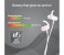 Promate Move Wireless Secure-Fit In-Ear Stereo Sporty Magnetic Earbuds, Silver 5 in KSA