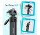 Promate Precise-150 3 Sections Aluminium Alloy Tripod with Quick-Release Plate, Black 2 in UAE