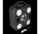 Heavy Duty Q910 Magic Lights 8W Stereo Bluetooth Speaker Supports Micro SD and USB Black 10 in UAE