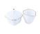 Royalford RF6809 Opal Ware Lyra Square Gold Line Dinner Set - White, 96 Pieces 5 in UAE