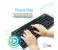 Promate Keymate-2 2.4Ghz Ultra-Slim Arabic Wireless Keyboard and Mouse, Black 2 in UAE