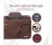 Promate Desire-L 15.4 inch Elegant Classic Design Messenger Bag, Brown 2 in UAE