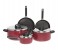 Prestige PR20916 11 Pieces Aluminum Non-Stick Cookware Set, Red 2 in UAE