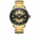 Curren 8319 Steel Belt Calendar Week Quartz Watch For Men Gold And Black 1 in UAE