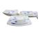 Royalford RF6893 Opal Ware Square Dinner Set - White, 26 Pieces 1 in UAE
