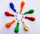 8 LED Light up Balloons - Premium Mixed Colored Blinking And Changing Colors with Flashing Party Lights Lasts 12-24 Hours 2 in UAE