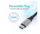 Promate UniLink-CAF USB-C to USB 3.0 Type-A Data and Charging Cable - Grey 5 in UAE