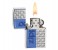 Zippo 28658 Special Design Lighter Silver & Blue 3 in UAE