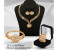 18K Gold Plated Rhinestone Jewellery Set 61154015 1 in OMAN