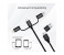 Promate UNILINK-TRIO2 3-in-1 Smart USB Cable for Charging and Data Transfer - Black 6 in OMAN