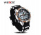 Weide WH 1104PU Mens Digital and Analog Watch Black and Gold 3 in UAE